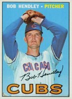 1967 Topps #256 Bob Hendley Baseball Card