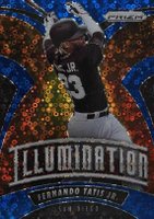 2020 Panini Prizm Illumination #I3 Fernando Tatis Jr. Blue Prizm Baseball Card