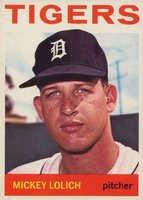 1964 Topps #128 Mickey Lolich Baseball Card