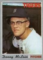 1970 Topps #400 Denny McLain Baseball Card