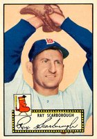 1952 Topps #43b Ray Scarborough Black Back Baseball Card