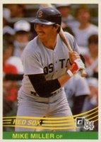 1984 Donruss #493 Mike Miller First name is Rick Baseball Card