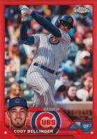 2023 Topps Chrome Update #USC78 Cody Bellinger Red Refractor Baseball Card