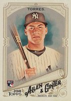 2018 Topps Allen & Ginter #240 Gleyber Torres Silver Glossy Baseball Card