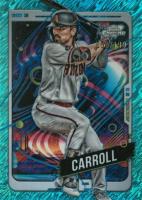 2024 Topps Chrome Cosmic #178 Corbin Carroll Aqua Equinox Refractor Baseball Card