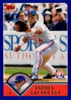2003 Topps #27 Andres Galarraga Baseball Card