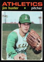 1971 Topps #45 Jim Hunter Baseball Card