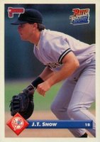 1993 Donruss #110 J.T. Snow Baseball Card