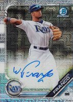 2019 Bowman Mega Box Chrome Mega Autographs #WF Wander Franco Baseball Card