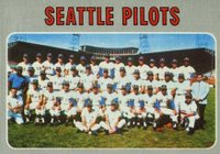 1970 Topps #713 Seattle Pilots Team Baseball Card
