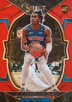 2022 Panini Select #87 Jaden Ivey Red Basketball Card