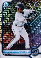 2022 Bowman Mega Box Chrome #96 Ian Lewis Baseball Card