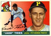 1955 Topps #12 Jake Thies Baseball Card