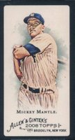 2008 Topps Allen & Ginter #7 Mickey Mantle Mini-Black Bordered Baseball Card