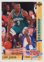 1991 Upper Deck #445 Larry Johnson Basketball Card