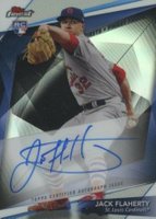 2018 Finest Firsts Autographs #FFAJF Jack Flaherty Baseball Card