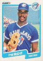 1990 Fleer #89 Fred Mcgriff Baseball Card