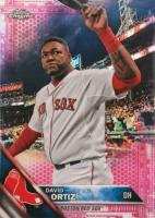 2016 Topps Chrome #153 David Ortiz Pink Refractor Baseball Card