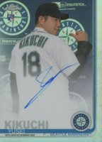 2019 Topps Chrome Rookie Autographs #RA-YK Yusei Kikuchi Refractor Baseball Card