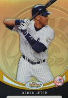 2010 Finest  #14 Derek Jeter Gold Refractor Baseball Card