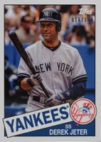 2020 Topps Transcendent Collection VIP Party Derek Jeter Through the Years #1985 Derek Jeter Baseball Card