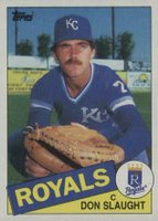 1985 Topps #542 Don Slaught Baseball Card