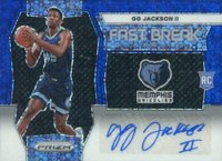 2023 Panini Prizm Fast Break Rookie Autographs #FBRGGJ GG Jackson II Blue Basketball Card