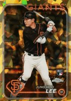 2024 Topps Chrome Sapphire #691 Jung Hoo Lee Gold Baseball Card