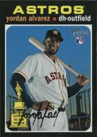 2020 Topps Heritage #54 Yordan Alvarez Error Baseball Card