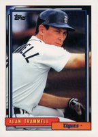 1992 Topps #120 Alan Trammell Baseball Card