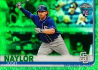 2019 Topps Chrome Update  #44 Josh Naylor Green Refractor Baseball Card
