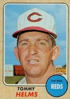 1968 Topps #405 Tommy Helms Baseball Card
