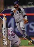 2020 Topps #168 Fernando Tatis Jr. Gold Baseball Card