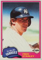 1981 Topps #281 Fred Stanley Baseball Card