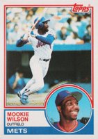 1983 Topps #55 Mookie Wilson Baseball Card