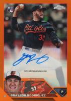 2023 Topps Chrome Update Autograph #ACGR Grayson Rodriguez Orange Baseball Card