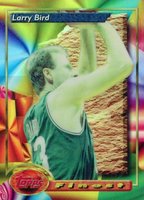 1993 Finest #2 Larry Bird Refractor Basketball Card