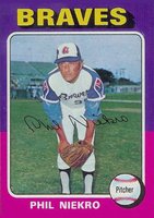 1975 Topps #130 Phil Niekro Baseball Card