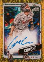 2024 Topps Chrome Cosmic Cosmic Chrome Autographs #CCO Colton Cowser Gold Interstellar Refractor Baseball Card