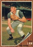 1962 Topps #295 Vern Law Baseball Card