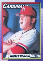 1990 Topps #261 Whitey Herzog Baseball Card