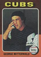 1975 Topps Mini #411 George Mitterwald Baseball Card