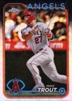 2024 Topps Chrome Logofractor Edition #200 Mike Trout Baseball Card