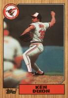 1987 Topps Tiffany #528 Ken Dixon Baseball Card