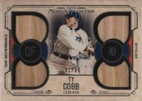 2015 Topps Museum Collection Primary Pieces Quad Legends Relics #TC Ty Cobb Baseball Card