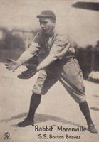 1919 Felix Mendlesohn # Rabbit Maranville Baseball Card