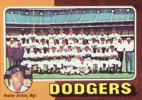 1975 Topps #361 Los Angeles Dodgers Team Baseball Card