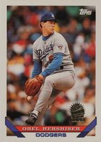 1993 Topps #255 Orel Hershiser Florida Marlins Inaugural Baseball Card
