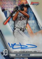 2019 Bowman's Best Best of 2019 Autographs #B19RG Riley Greene Refractor Baseball Card