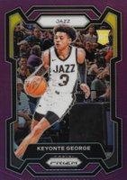 2023 Panini Prizm #127 Keyonte George Purple Prizm Basketball Card
